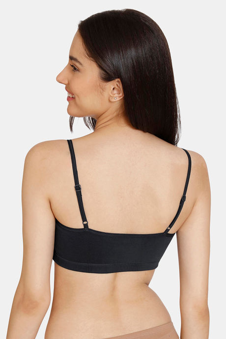 Zivame Girls Double Layered Non Wired Full Coverage Slip-on Beginner Bra (Pack of 2) - Multicolor — image 3
